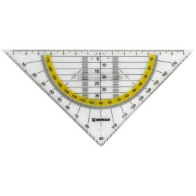 DONAU Geometrie-Dreieck mit Griff - 16 cm