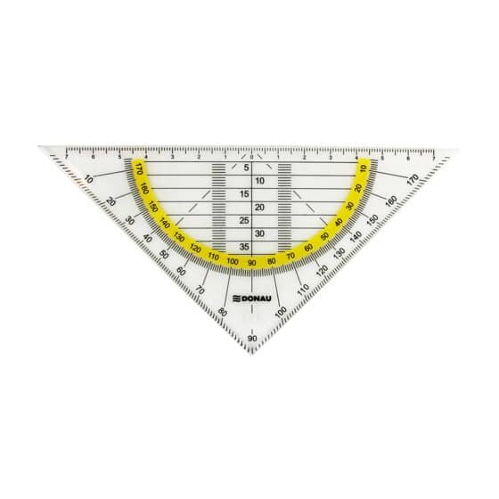 DONAU Geometrie-Dreieck Flexi - 16 cm, flexibel