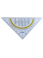 DONAU Geometrie-Dreieck mit Griff - 25 cm