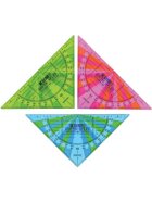 KUM® Geometrie-Dreieck SOFTIE®FLEX - 16 cm, flexibel, sortiert