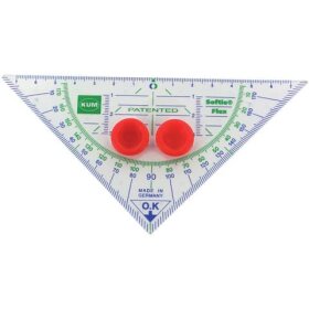 KUM® Geometrie-Dreieck mit Griff - 16 cm