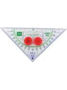 KUM® Geometrie-Dreieck mit Griff - 16 cm