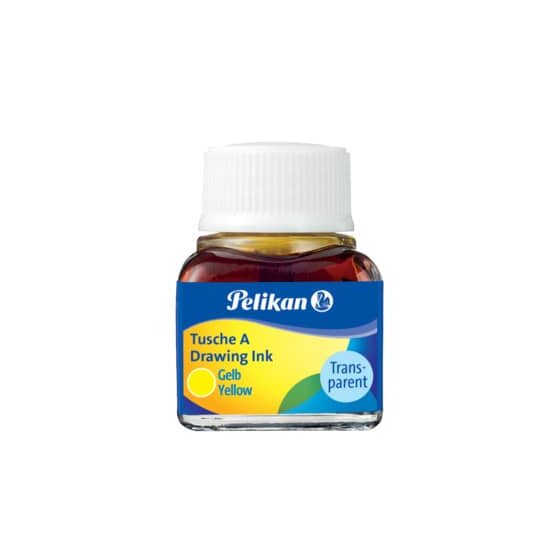 Pelikan® Tusche A 523 - 10 ml Glas, gelb