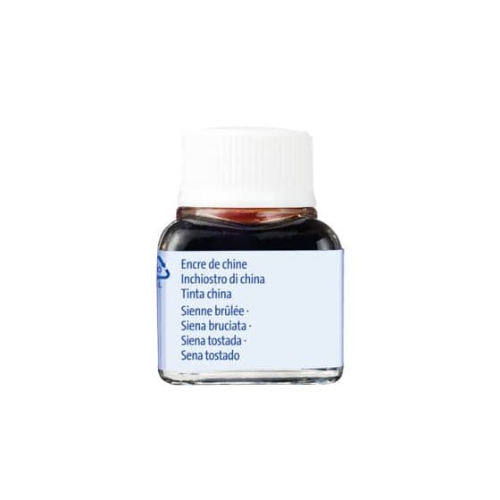 Pelikan® Tusche A 523 - 10 ml Glas, gebr. siena