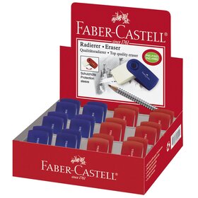 Faber-Castell Radierer SLEEVE mini, Farbe: brombeer /...