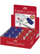 Faber-Castell Radierer SLEEVE mini, Farbe: brombeer / blau sortiert