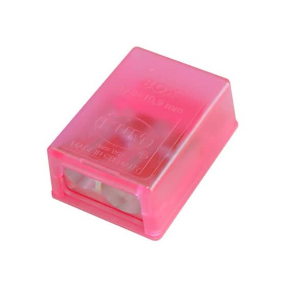 KUM® Spitzdose doppelt flach - 2in1 Box, farbig sortiert