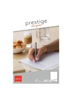 Elco Schreibblock Prestige - DIN A4, blanko, weiß, 50 Blatt