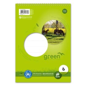 Staufen® green Spiralblock LIN6 A5 40 Blatt 70g/qm...