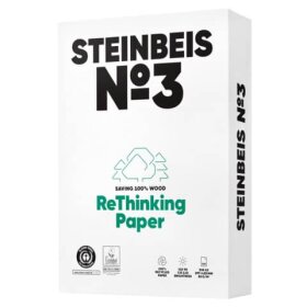 Steinbeis No. 3 - Pure White - Recyclingpapier, A3, 80g,...