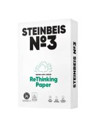 Steinbeis No. 3 - Pure White - Recyclingpapier, A3, 80g, weiß, 500 Blatt