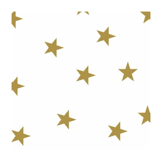 Folia Fotokarton "goldene Sterne" - 50x70cm, weiß
