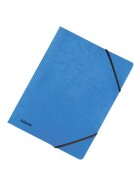 Esselte Eckspanner - A4, Primärkarton, blau