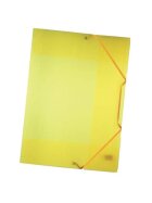 Folia Sammelmappe mit Gummiband, DIN A3, transparent, gelb
