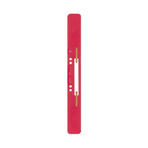 Leitz 3711 Einhängeheftstreifen - lang, PP, rot, 25 Stück