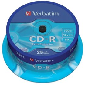 Verbatim CD-R Extra Protection, 25 Pack Spindle