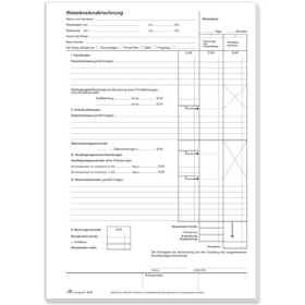 RNK Verlag Reisekostenabrechnung - Block, 30 Blatt, DIN A4