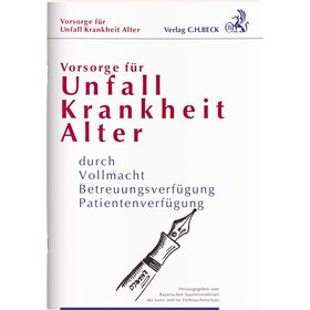 RNK Verlag Ratgeber "Vorsorge für Unfall -...