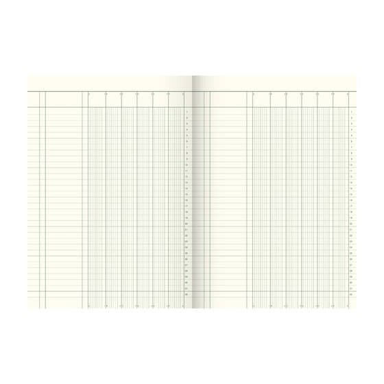 König & Ebhardt Spaltenbuch - 6 Spalten, A4, 40 Blatt