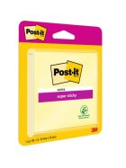 Post-it® SuperSticky Haftnotizblock  - 76 x 76 mm, 90 Blatt, gelb
