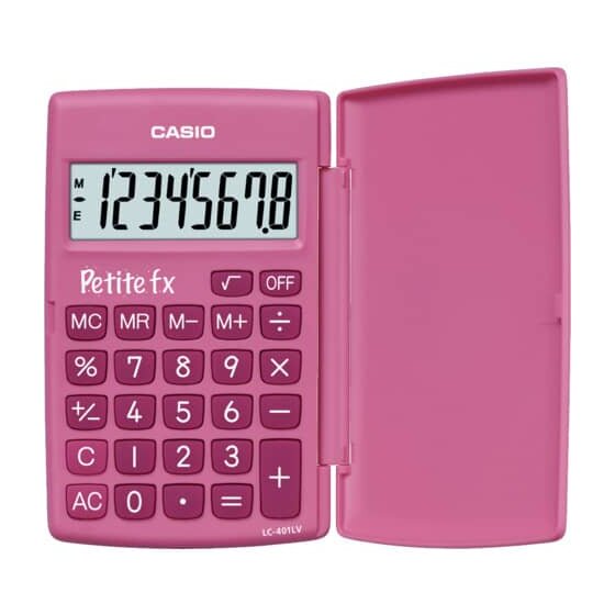Casio® Taschenrechner Petite FX pink