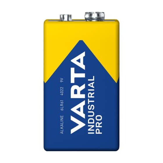 Varta Batterie Industrial -  9V E-Block Alkaline 4022 6LR61