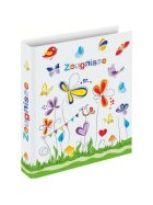 RNK Verlag Zeugnisringbuch "Schmetterlinge" - A4, 4 Ring-Mechanik