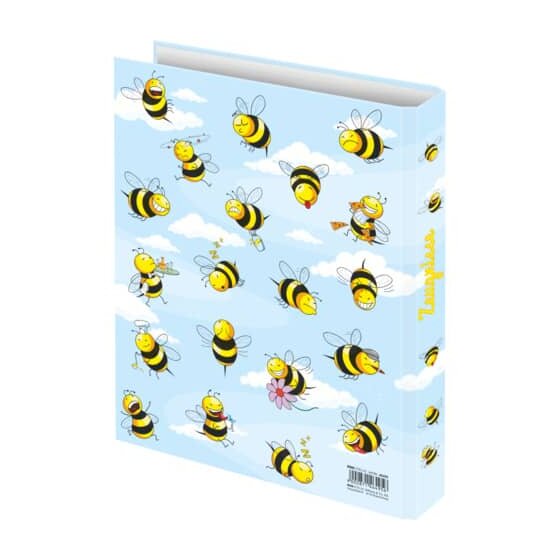 RNK Verlag Zeugnisringbuch "Crazy Bees" - A4, 4 Ring-Mechanik