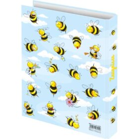RNK Verlag Zeugnisringbuch "Crazy Bees" - A4, 4...