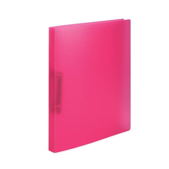 Herma Schulordner - A4, 2-D-Ring Ø25 mm, transluzent pink