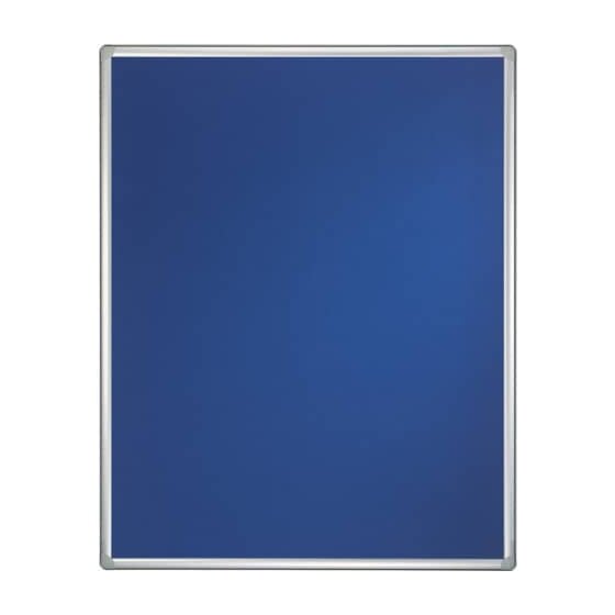 Franken Magnetische Schreibtafel/Filztafel PRO - 180 x 120 cm, weiß/blau