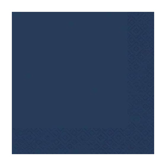 Atelier Serviette Zelltuch - 33 x 33 cm, uni dunkelblau