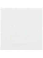 Duni Cocktail-Servietten 3lagig Tissue Uni weiß, 24 x 24 cm, 20 Stück