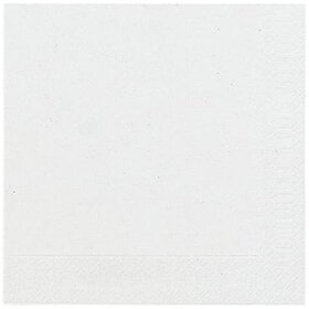 Duni Servietten 3lagig Tissue Uni weiß, 33 x 33 cm,...