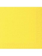Duni Servietten 3lagig Tissue Uni gelb, 33 x 33 cm, 20 Stück