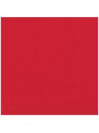 Duni Servietten 3lagig Tissue Uni rot, 33 x 33 cm, 20 Stück