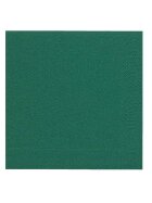 Duni Dinner-Servietten 3lagig Tissue Uni dunkelgrün, 40 x 40 cm, 20 Stück