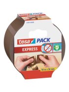 tesa® Verpackungsklebeband tesapack® Express, PP, 50 m x 50 mm,braun