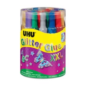 UHU® Young Creativ Glitter Glue ORIGINAL - 24 Tuben...