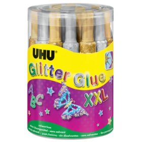 UHU® Young Creativ Glitter Glue ORIGINAL - 24 Tuben...