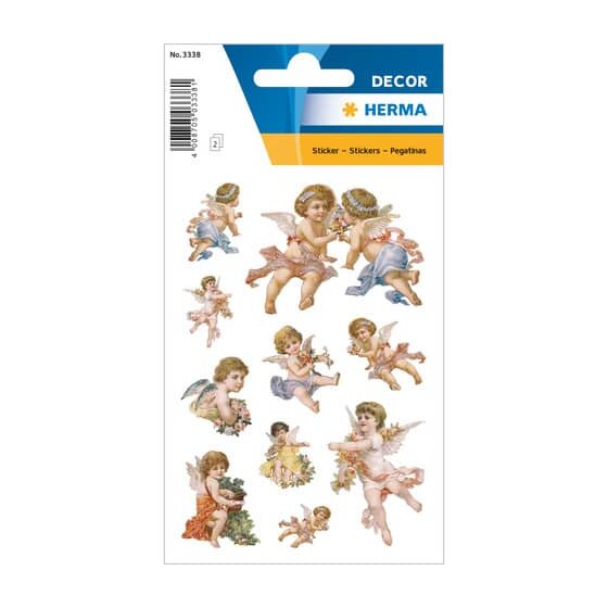 Herma 3338 Sticker DECOR Nostalgische Engel, beglimmert