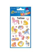 Avery Zweckform® Z-Design 56681, Kinder Tattoos, Pferde, 1 Bogen/17 Tattoo