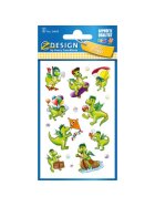 Avery Zweckform® Z-Design 54043, Kinder Sticker, Drachen, 3 Bogen/27 Sticker