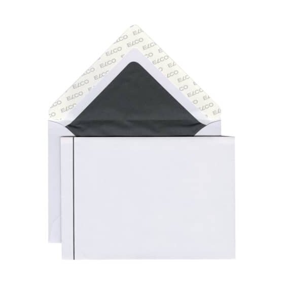 Elco Briefumschlag Deuil - C6, hochweiß, gummiert, ohne Fenster, 100 g/qm, 25 Stück