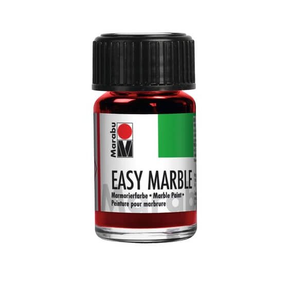 Marabu easy marble - Rubinrot 038, 15 ml
