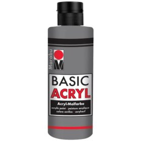 Marabu Basic Acryl - Hellgrau 278, 80 ml