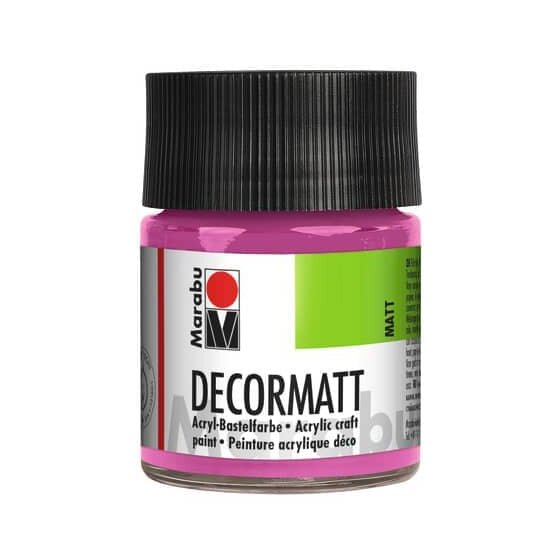 Marabu Decormatt Acryl - Pink 033, 50 ml