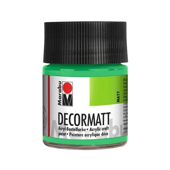 Marabu Decormatt Acryl - Hellgrün 062, 50 ml