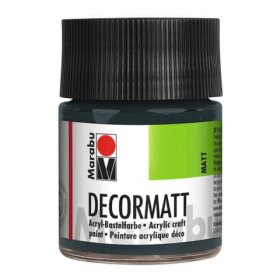 Marabu Decormatt Acryl - Dunkelgrau 079, 50 ml