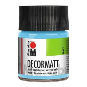 Marabu Decormatt Acryl - Hellblau 090, 50 ml